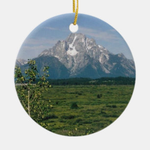 Ornamento De Cerâmica Tetons- grande Wyoming
