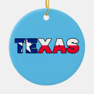 Ornamento De Cerâmica Texas