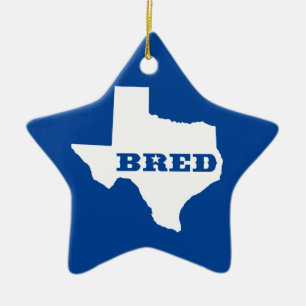 Ornamento De Cerâmica Texas Bred