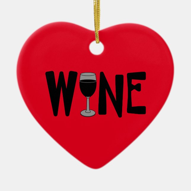 Ornamento De Cerâmica Texto do Vidro (Frente)