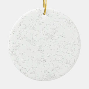 Ornamento De Cerâmica Texto personalizado mais recente da corLogotipo ce