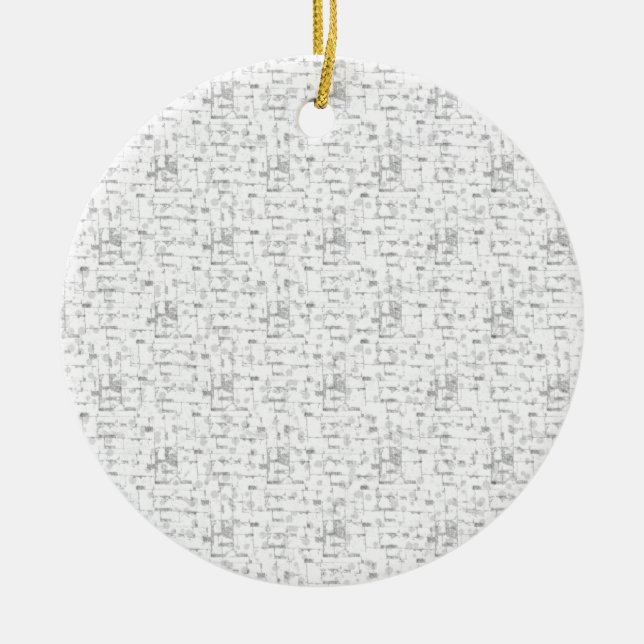 Ornamento De Cerâmica Texto personalizado mais recenteLogotipo cerâmico (Frente)