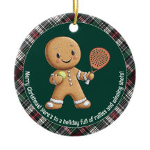 🎾 🎄 Texto personalizado, Natal baseado em Padel