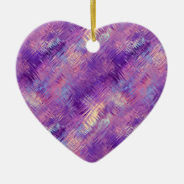 Ornamento De Cerâmica Textura de Gel de Cristal Roxo Ametist