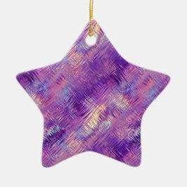 Ornamento De Cerâmica Textura de Gel de Cristal Roxo Ametist