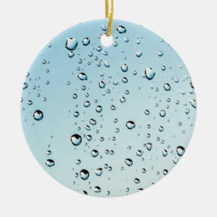 Ornamento De Cerâmica Textura de gotas de chuva