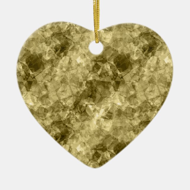 Ornamento De Cerâmica Textura em massa de bronze (Frente)