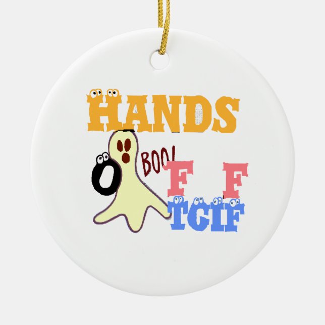 Ornamento De Cerâmica TGIF FRIDAY COLORS.png (Frente)