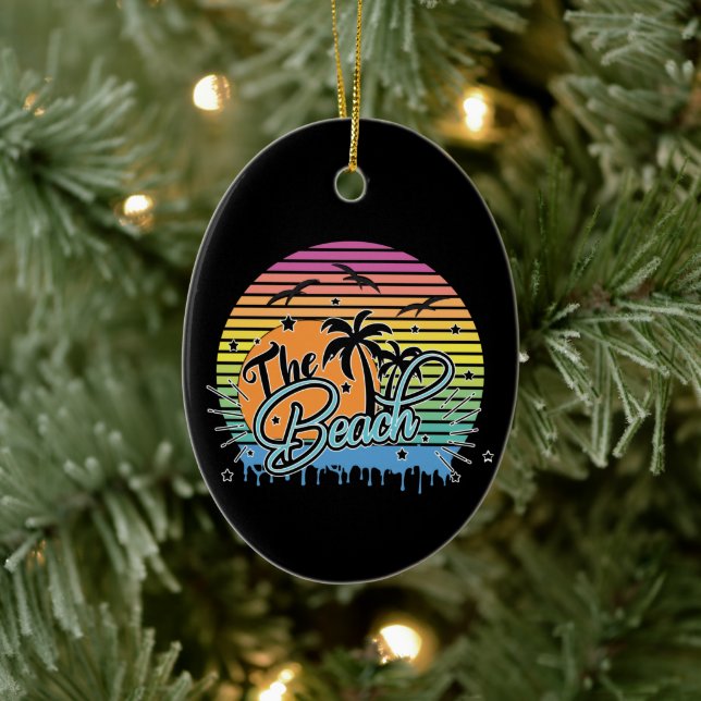 Ornamento De Cerâmica The Beach, Verão de 2023 (Árvore)
