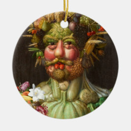 Ornamento De Cerâmica The Four Seasons: Vertumnus - Giuseppe Arcimboldo