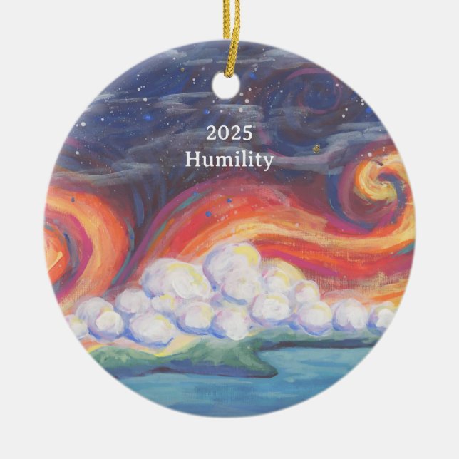Ornamento De Cerâmica The Little Shot Humility Ceramic Ornament (Frente)