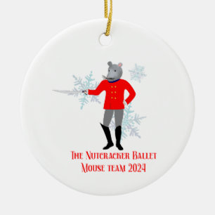 Ornamento De Cerâmica The Nutcracker - Mouse Team 2024
