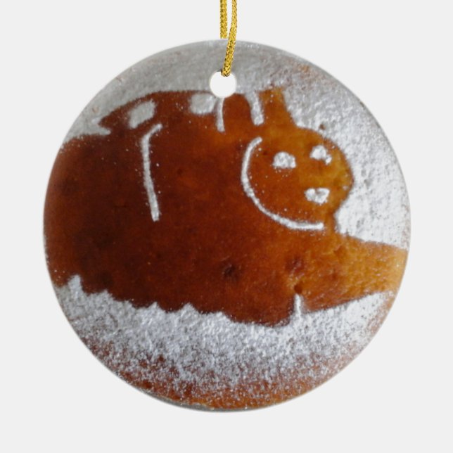 Ornamento De Cerâmica Thomas Train (Frente)