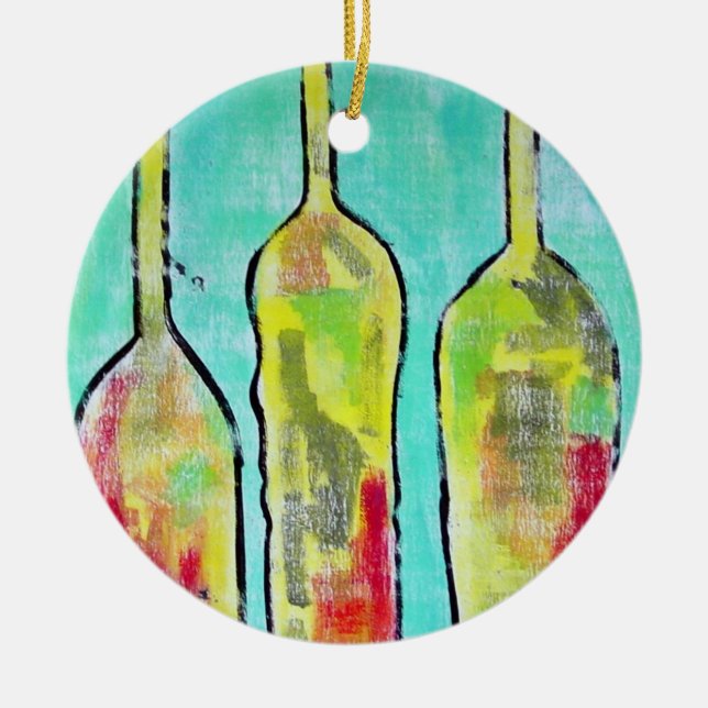 Ornamento De Cerâmica threeoclockrock (Frente)