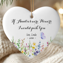 Tia fofa lembrancinha personalizada floral