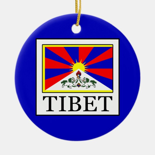 Ornamento De Cerâmica Tibet (Frente)