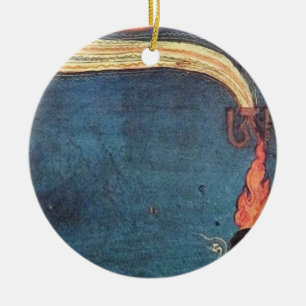 Ornamento De Cerâmica Tibetano - Deposição Budista de Tummo