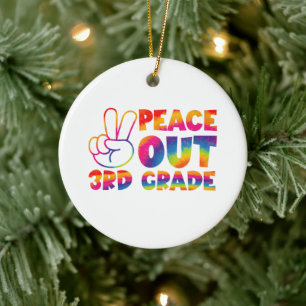 Ornamento De Cerâmica Tie Tie de 3º ano do ano passado