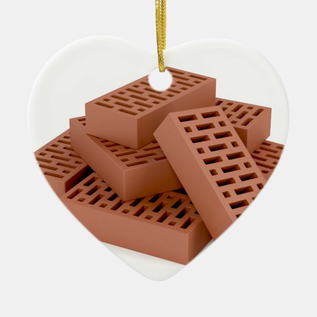 Ornamento De Cerâmica Tijolos da argila (Frente)