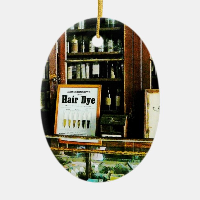 Ornamento De Cerâmica Tinta para Cabelo (Frente)