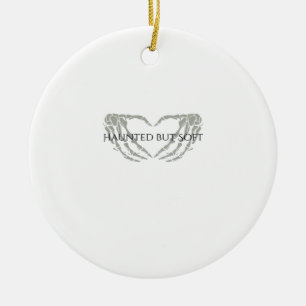Ornamento De Cerâmica Tinta Whimsigoth - Florestas Místicas, Luas e F Má
