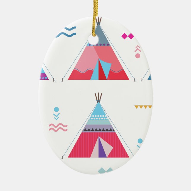 Ornamento De Cerâmica tipi rosa (Frente)