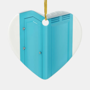 Ornamento De Cerâmica Toalete químico portátil