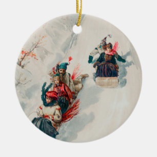 Ornamento De Cerâmica "Tobelugismo", Cromolitografia, Louis Prang & Co.