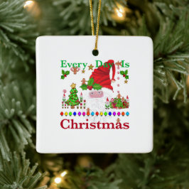 Ornamento De Cerâmica Todo Dia É Natal