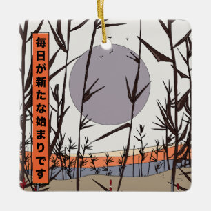 Ornamento De Cerâmica Todo dia é um novo começo