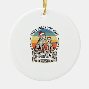 Ornamento De Cerâmica Todo Lanche Que Você Faz Cachorro Chapéu de Papai 