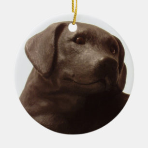 Ornamento De Cerâmica Todo mundo ama um Labrador Retriever