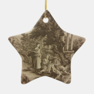 Ornamento De Cerâmica Toile - Dia da Lavagem no Rio