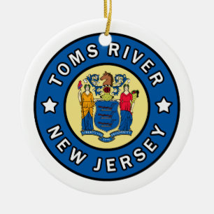 Ornamento De Cerâmica Toms River New-jersey