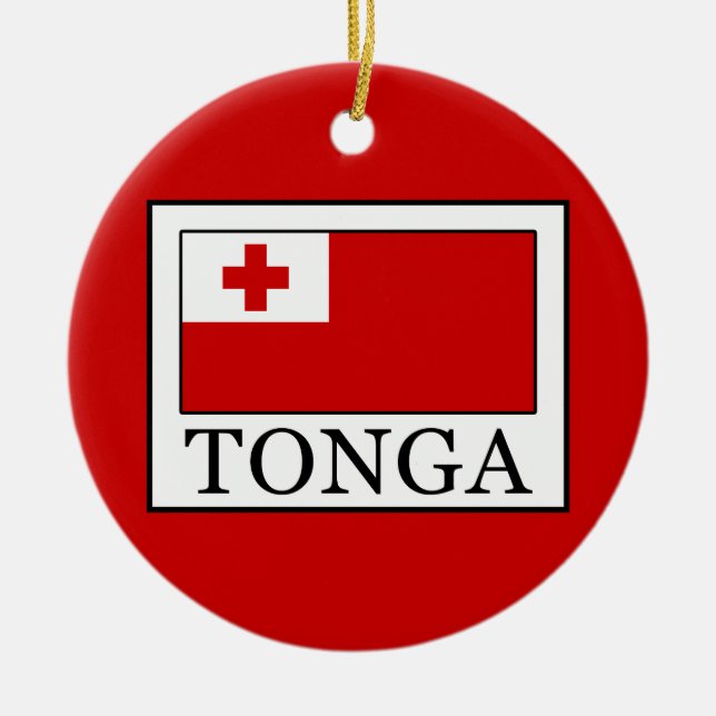 Ornamento De Cerâmica Tonga (Frente)