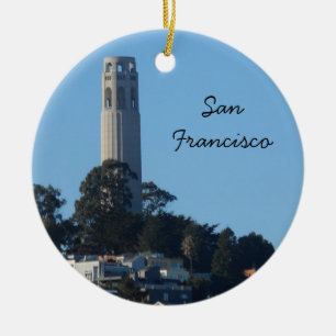 Ornamento De Cerâmica Torre Coit - São Francisco