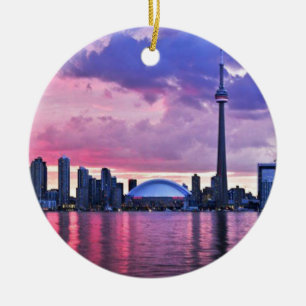 Ornamento De Cerâmica Torre da NC: Vista da ilha Center Toronto