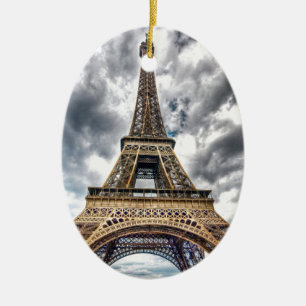 Ornamento De Cerâmica Torre Eiffel