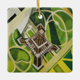 Ornamento De Cerâmica Torre Eiffel (por Robert Delaunay)