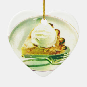Ornamento De Cerâmica Torta de Apple 1955