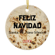 Tortilha Personalizada Presente de Natal Zia