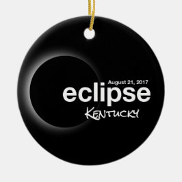 Ornamento De Cerâmica Total Solar Eclipse 2017 - Kentucky