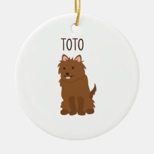 Ornamento De Cerâmica Toto