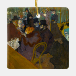 Ornamento De Cerâmica Toulouse-Lautrec - No Rouge