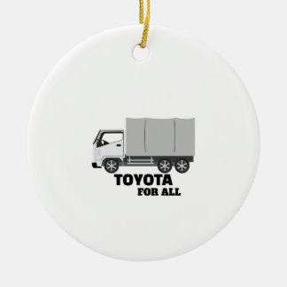 ORNAMENTO DE CERÂMICA TOYOTA PARA TODOS
