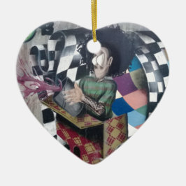 Ornamento De Cerâmica Trabalho de arte abstrato Grafite