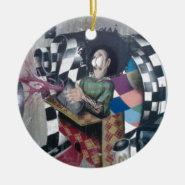 Ornamento De Cerâmica Trabalho de arte abstrato Grafite