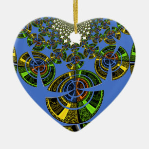 Ornamento De Cerâmica tradição azul