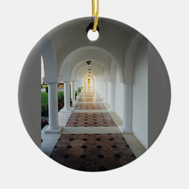 Ornamento De Cerâmica Tranquilidade monástica (Frente)