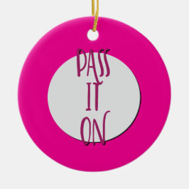 Ornamento De Cerâmica Transmitir No Slogan De Recuperação